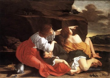 ロトとその娘たち バロック画家 オラツィオ・ジェンティレスキ Oil Paintings